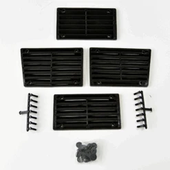 Juego De Rejillas De Tapa De Motor Color Negro Para VW Sedan 1600, 1600i