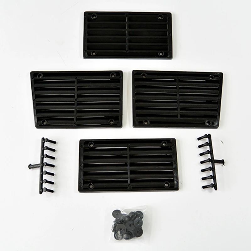 Juego De Rejillas De Tapa De Motor Color Negro Para VW Sedan 1600, 1600i