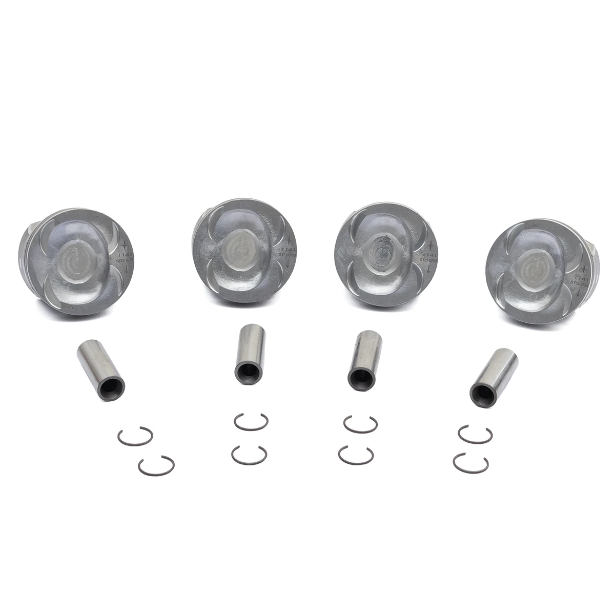 Kit De 4 Pistones De Motor 1.4 Litros Moresa Para Tiguan, Polo, Jetta, Toledo, León, Ibiza, Altea, Audi A1, A3