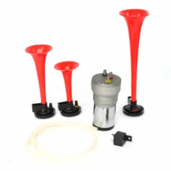 Kit De Claxon Universal Con Compresor Y Cornetas Con La Melodía De Guadalajara Tunix