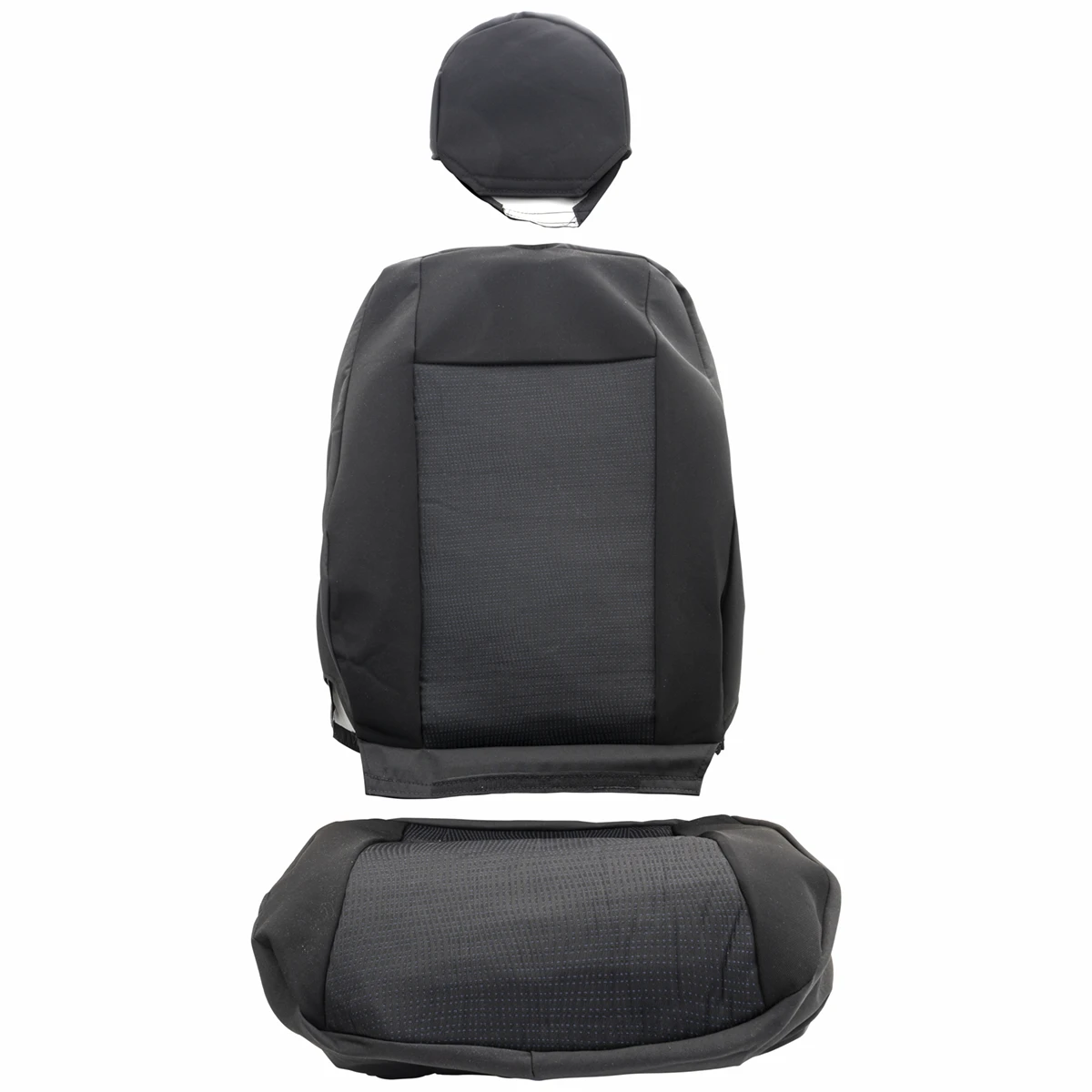 Kit De Fundas Negras De Asientos Para Gol - Imagen 2