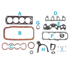 Kit De Juntas Grafitadas De Motor C16N2, C16NE Con 8 Válvulas Superseal Para Chevy C2, C3