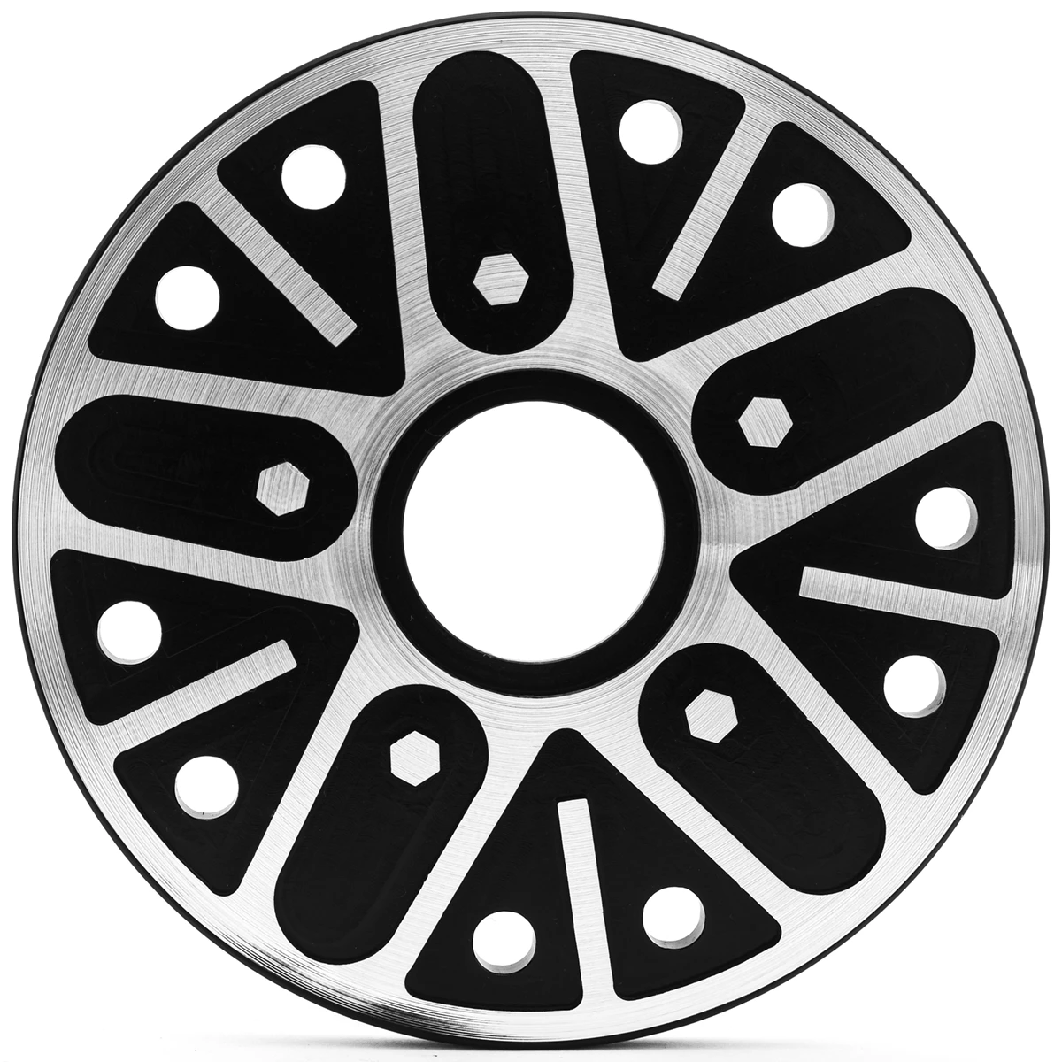 Kit De Poleas Graduadas Tipo Cosmic De 5 Birlos De Motor Con Tornillos Cromados Para VW Sedán, Safari, Brasilia, Combi, Hormiga - Imagen 7