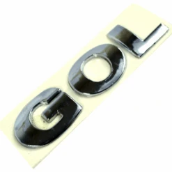 Letrero Cromado Adherible De Cajuela Y Puerta Trasera Para Gol G5