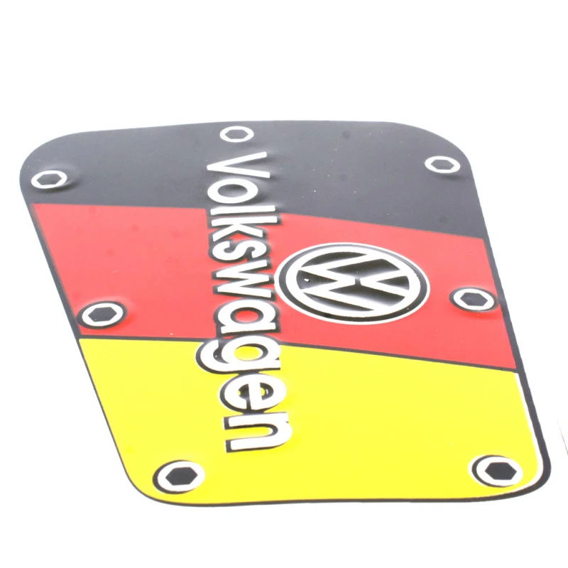 Mascara Metálica De Tapa De Gasolina Volkswagen Germany Para VW Sedán 1600, 1600i - Imagen 4