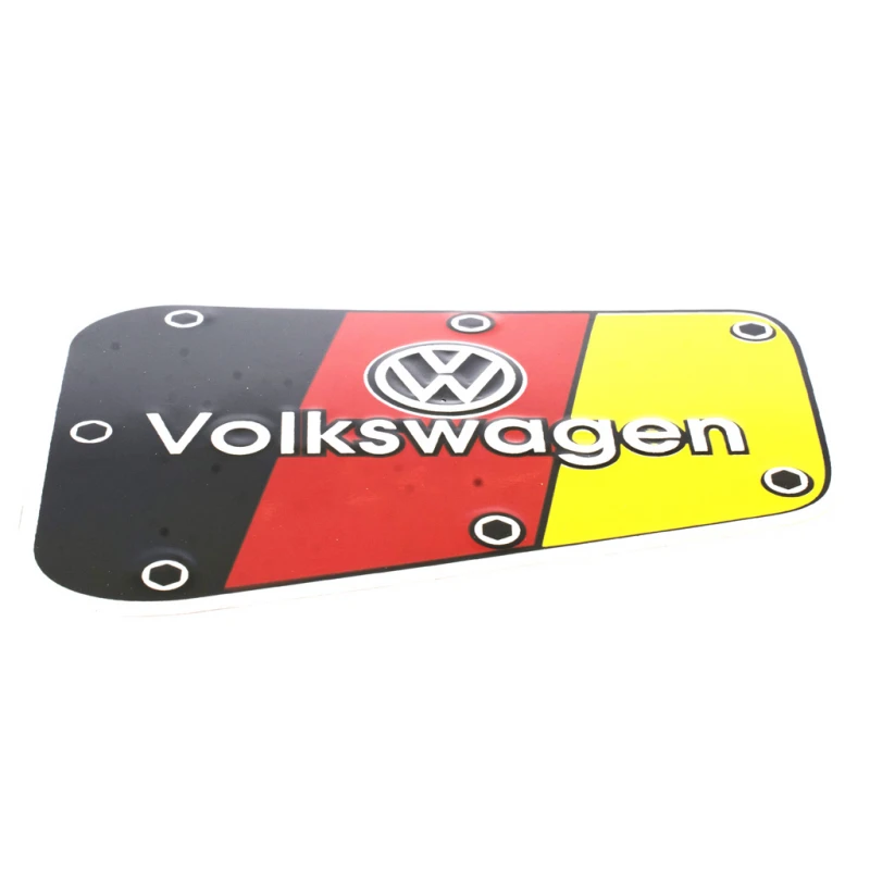 Mascara Metálica De Tapa De Gasolina Volkswagen Germany Para VW Sedán 1600, 1600i
