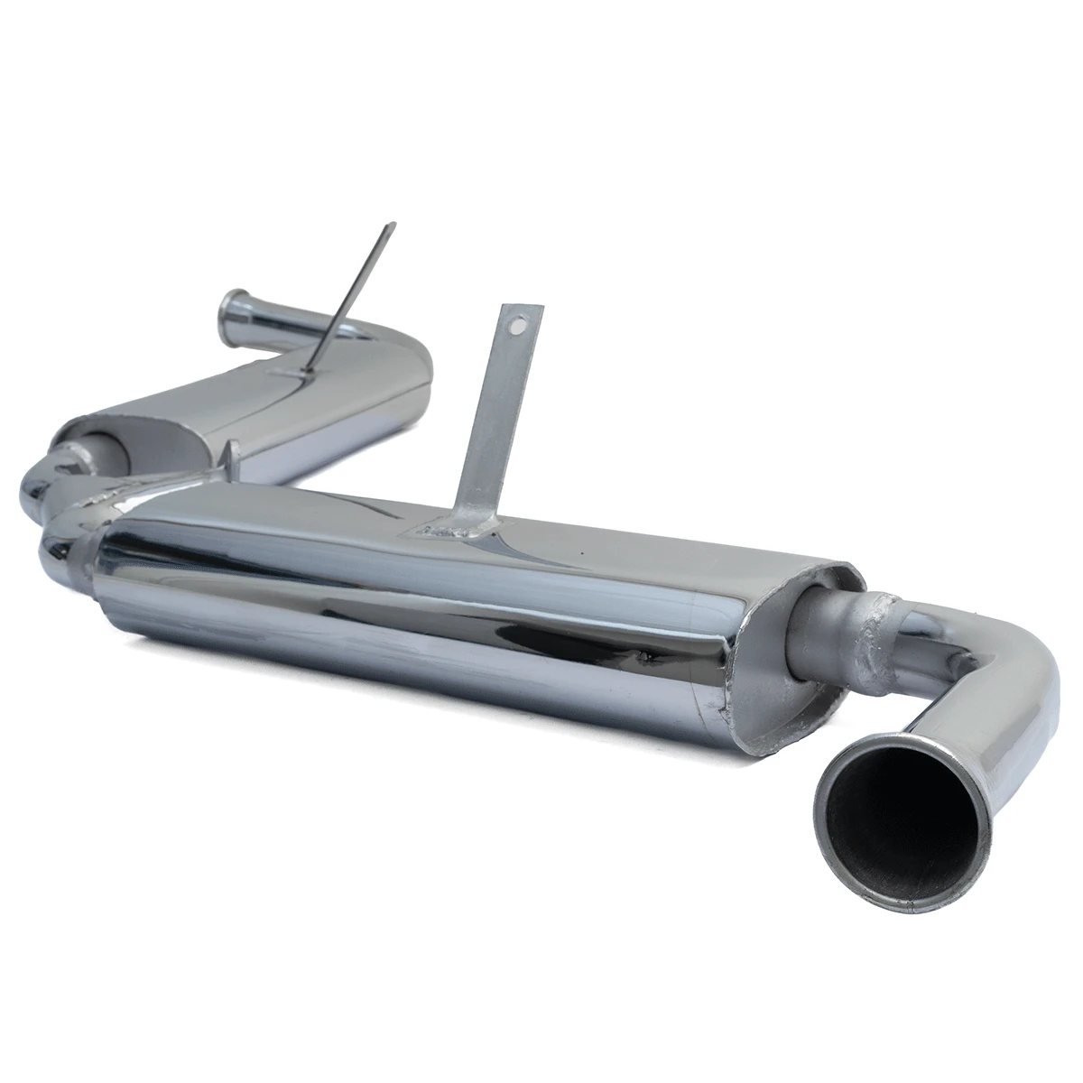 Mofle De Escape De Gases Con Puntas Cromadas Pancho Mendoza Miller Para VW Sedan 1500, 1600, 1600i - Imagen 7