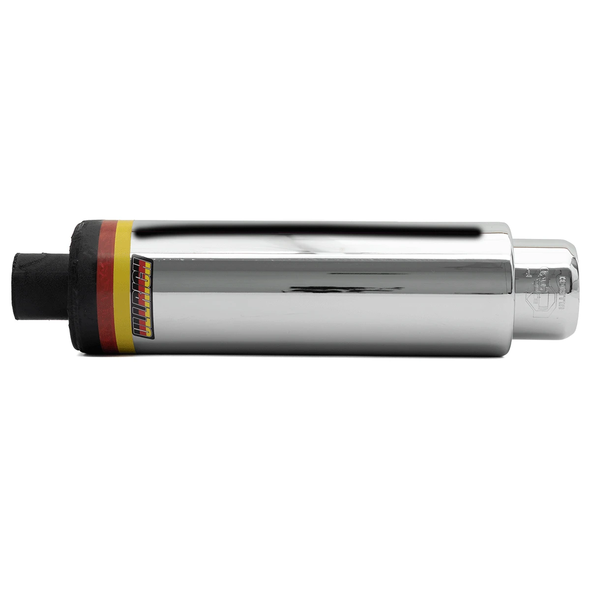 Mofle Resonador Cromado Diagonal Grande Tipo Bala Ullrich Universal - Imagen 2