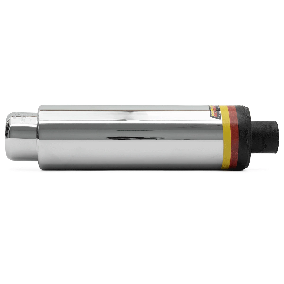 Mofle Resonador Cromado Diagonal Grande Tipo Bala Ullrich Universal - Imagen 3