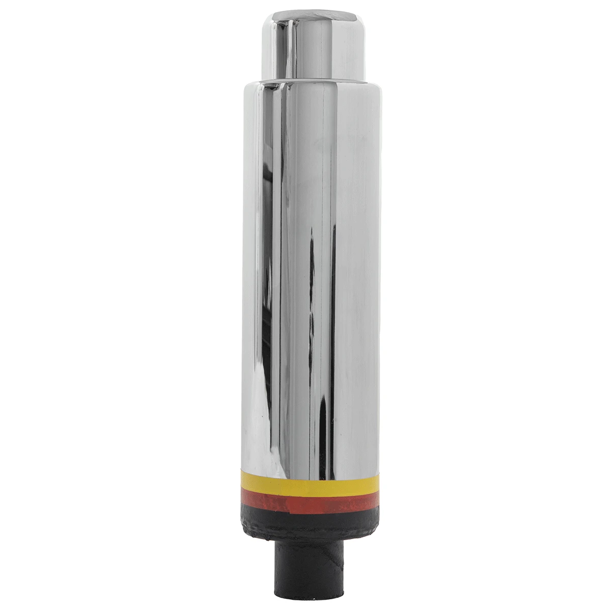 Mofle Resonador Cromado Diagonal Grande Tipo Bala Ullrich Universal - Imagen 5