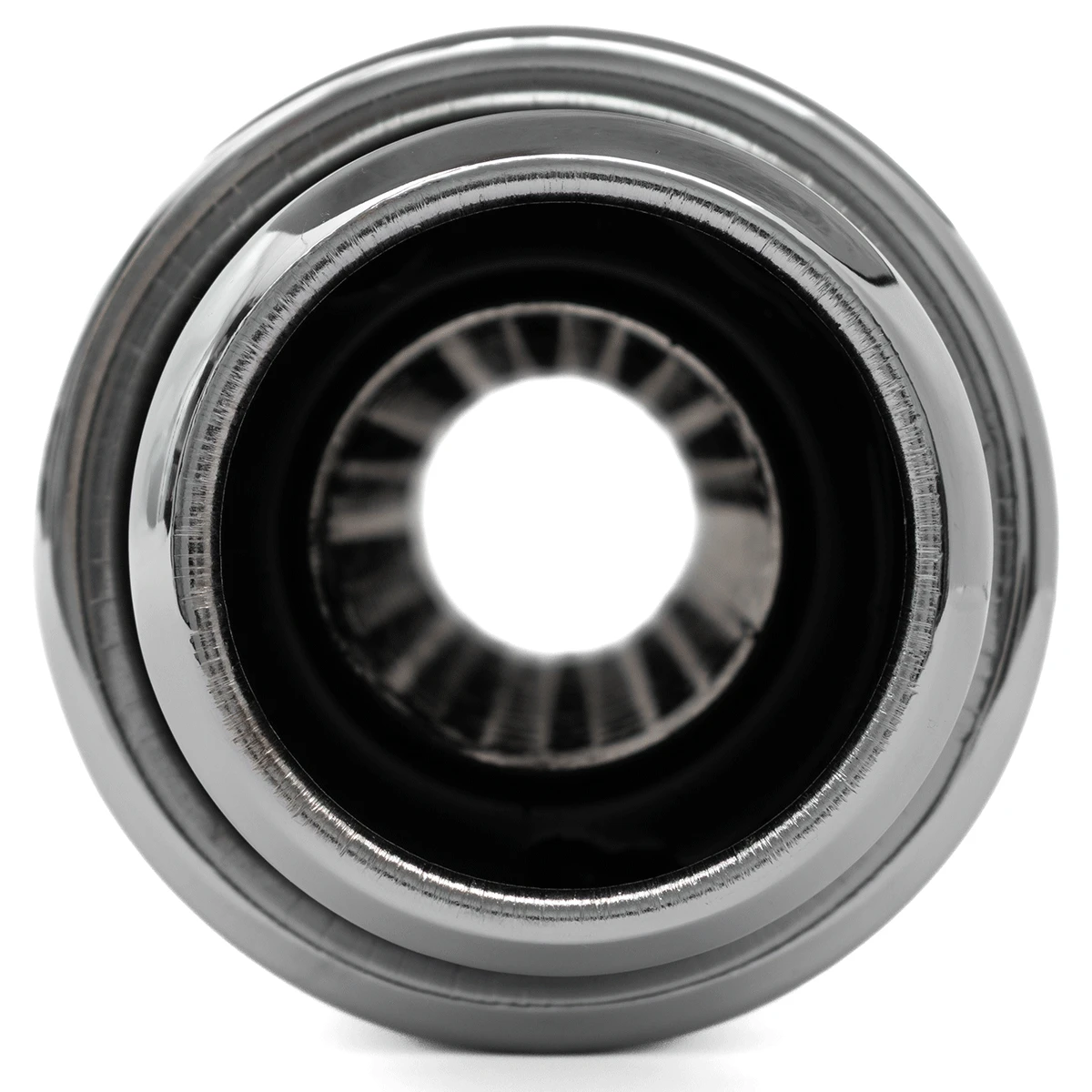 Mofle Resonador Cromado Diagonal Grande Tipo Bala Ullrich Universal - Imagen 6