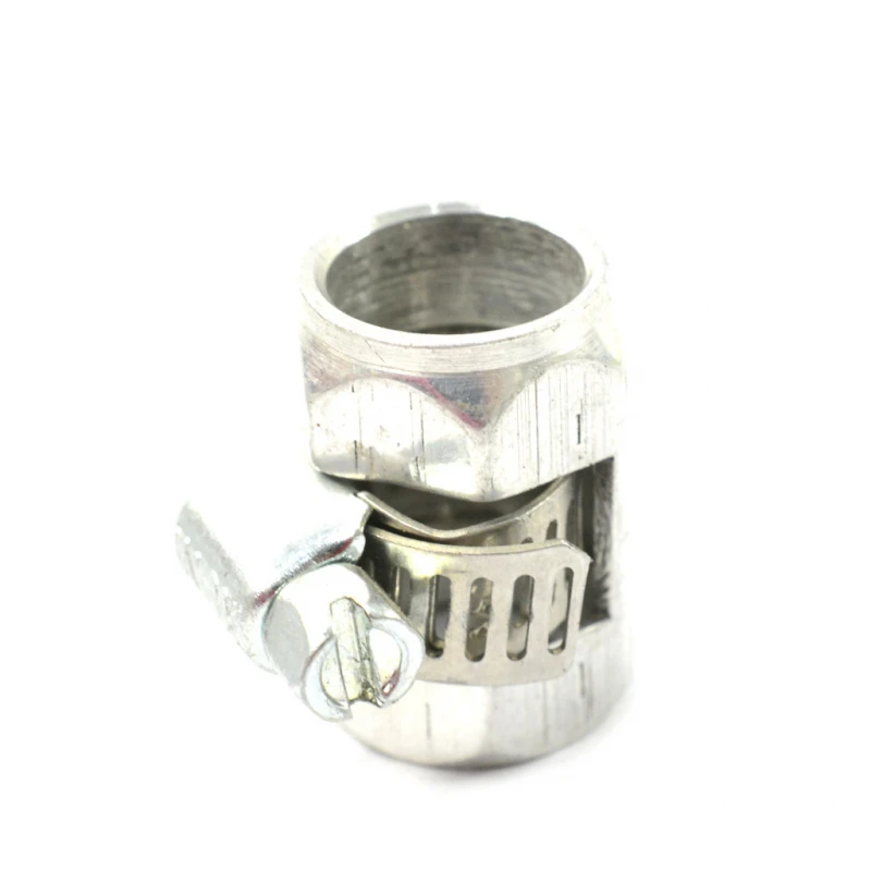 Par De Abrazaderas Sinfín Con Cubierta De Aluminio Para Mangueras De Gasolina - Imagen 2