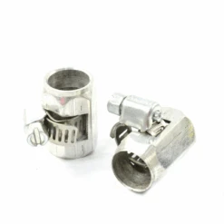 Par De Abrazaderas Sinfín Con Cubierta De Aluminio Para Mangueras De Gasolina
