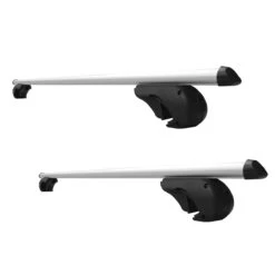 Par De Barras Portaequipaje De Aluminio Con Ajuste Por Llave Tunix