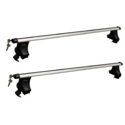 Par De Barras Portaequipajes Con Llave De Aluminio Tunix Para Toldo