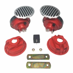 Par De Bocinas De Claxon Universal Agudo Y Grave Tunix