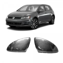 Par De Carcasas De Espejo De Fibra De Carbono Auto Magic Para Golf 7