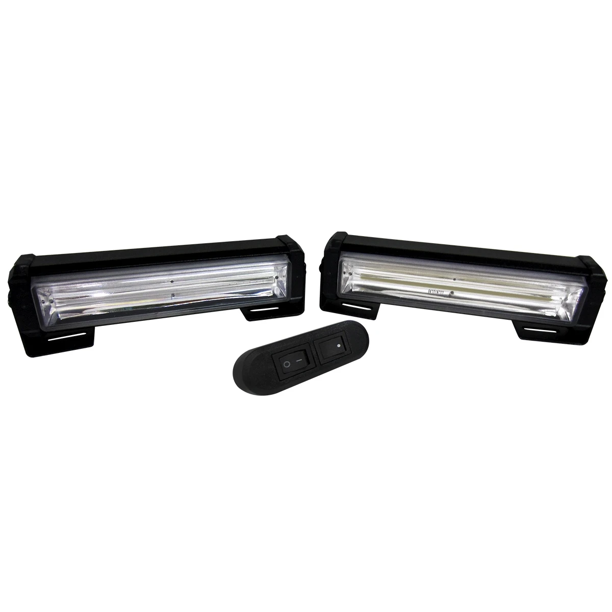 Par De Luz Estrobos De Leds Blancos COB De 10 W Y 6 Funciones Tunix