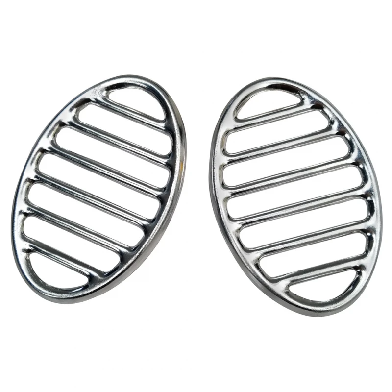 Par De Rejillas Cromadas De Salpicadera Para VW Sedan 1200