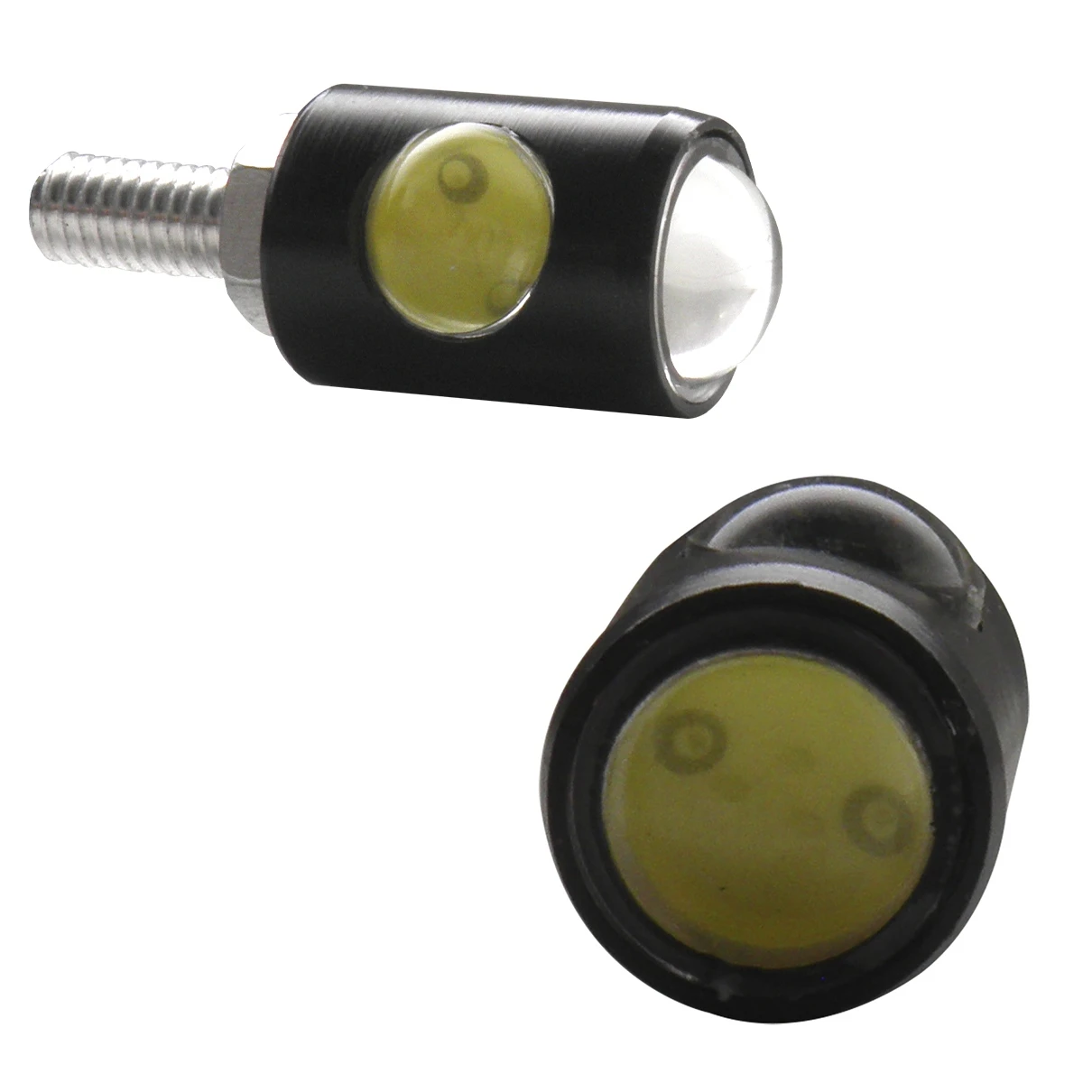 Par De Tornillos Para Porta Placas Con 2 Leds Tunix