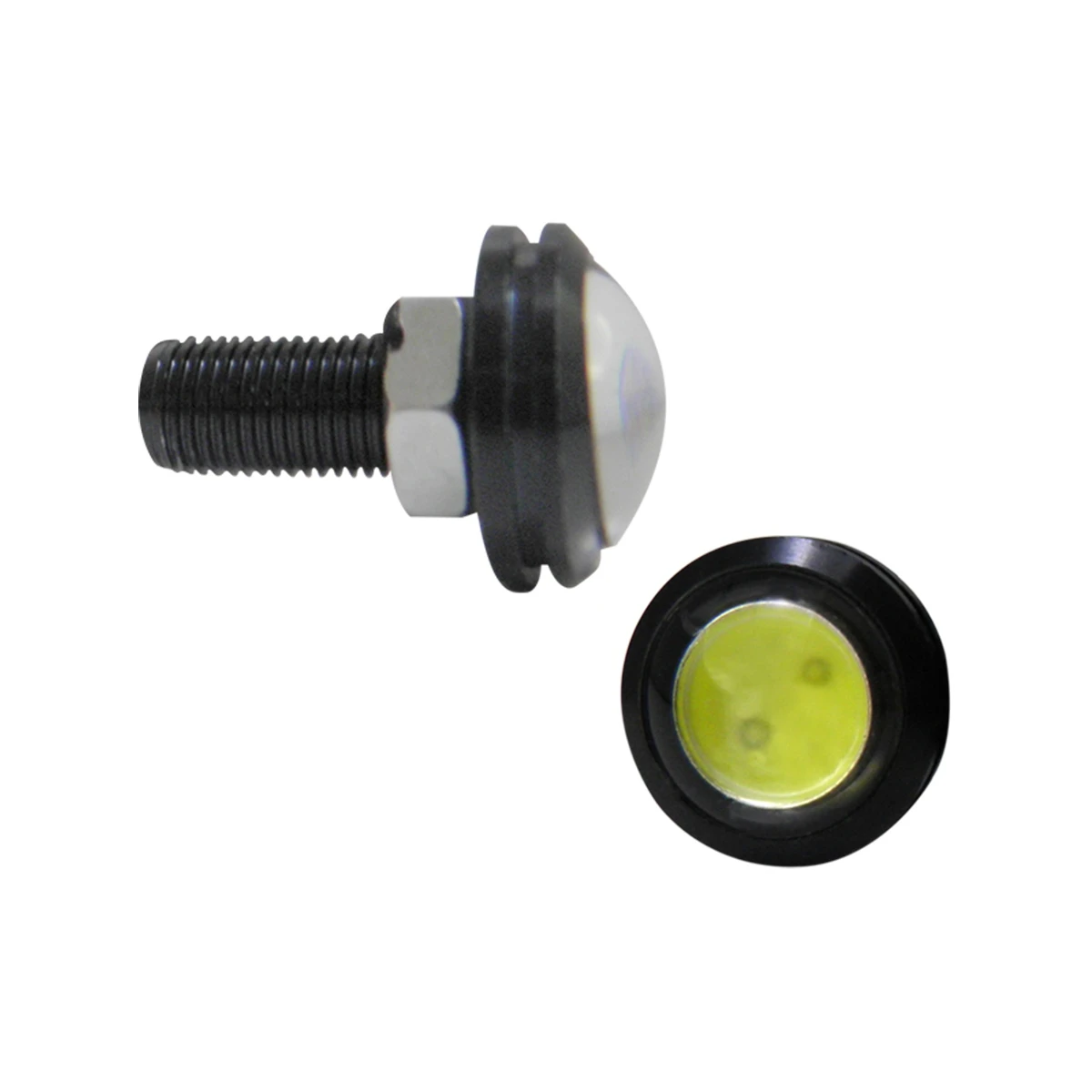 Par De Tornillos Para Portaplacas Con 1 Led Cob Tunix