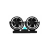 Par De Ventiladores Negros De Plástico Fino Con Base Plana Tunix