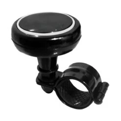 Perilla De Volante Negra Con Aro Superior Blanco Tunix