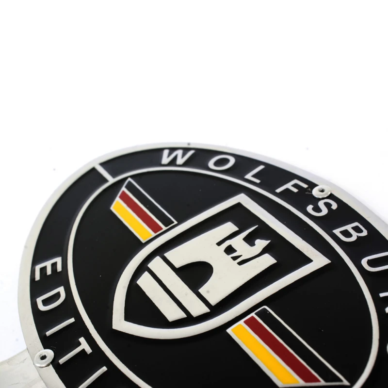 Placa Decorativa Trasera Con Emblema Wolfburg Edition Para VW Sedán - Imagen 3