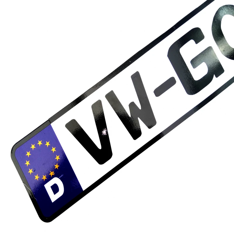 Placa Estilo Europa Para Modelos Golf - Imagen 6