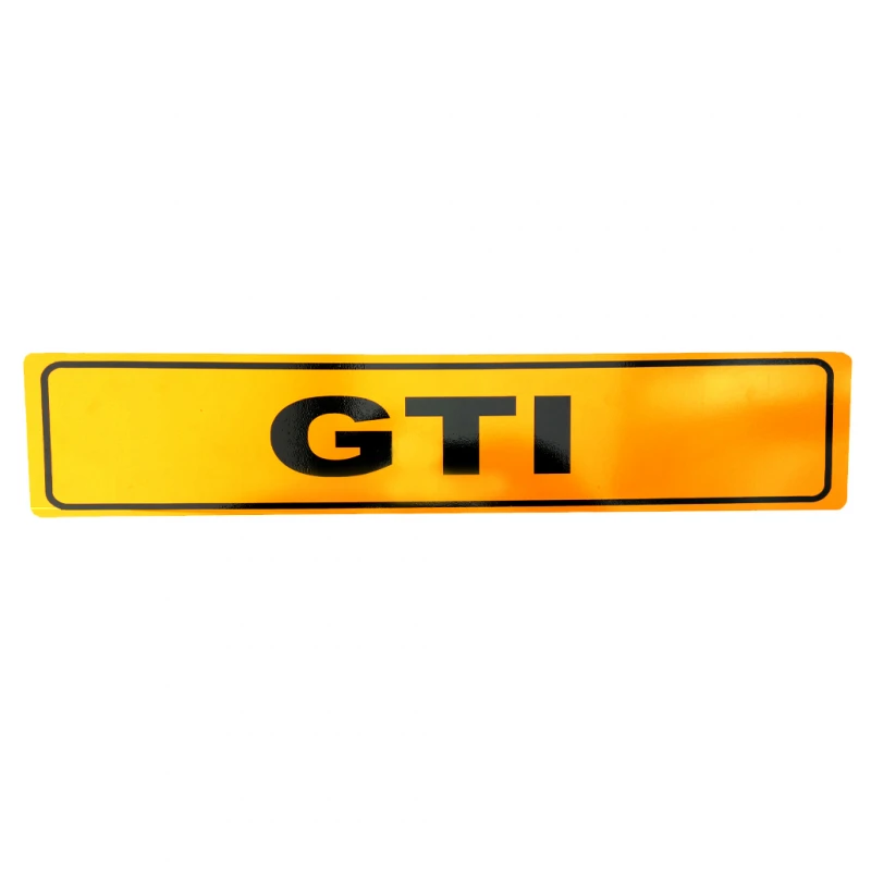 Placa Estilo Europa Para Modelos GTI