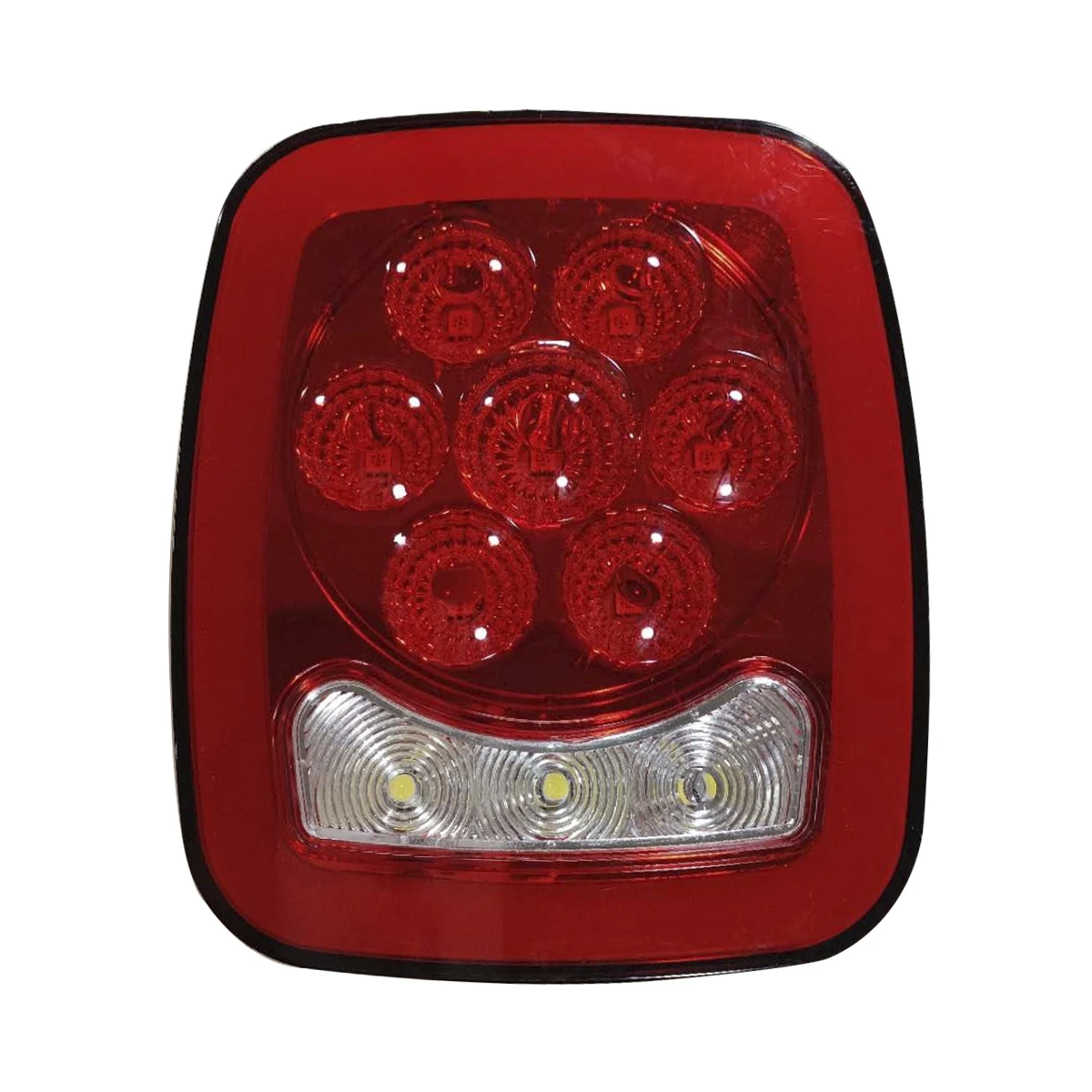 Plafon Cuadrado Con 9 Leds, Ojo De Angel Tipo Gel Y Funciones Alta, Baja Y Estrobo Tunix