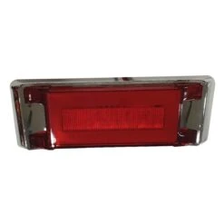 Plafón Cuadrado Rojo De Gel, Ojo De Angel Tipo Gel, Funciones Alta, Baja Y Estrobo Tunix