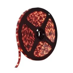 Rollo De 5 Metros 5050 Con 60 Leds De Fondo Negro Con Rojo Tunix