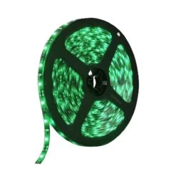Rollo De 5 Metros 5050 Con 60 Leds De Fondo Negro Con Verde Tunix