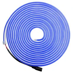 Rollo De 5 Metros De Manguera De Led Azul Flexible Tipo Gel Tunix