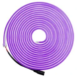 Rollo De 5 Metros De Manguera De Led Morado Flexible Tipo Gel Tunix