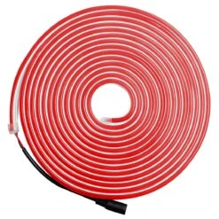 Rollo De 5 Metros De Manguera De Led Rojo Flexible Tipo Gel Tunix