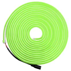 Rollo De 5 Metros De Manguera De Led Verde Flexible Tipo Gel Tunix