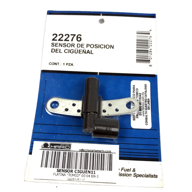 Sensor De Cigüeñal CPK Tomco Para Platina, Clio 1.6, 2.0, Kangoo 1.6, Megane II 1.6, 2.0, Scenic 2.0