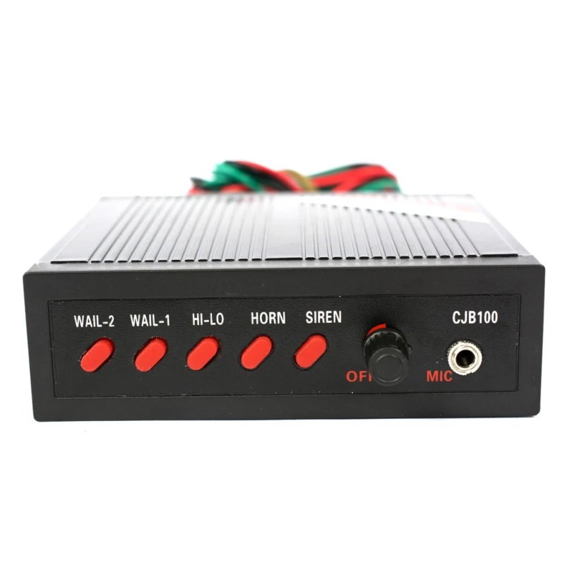 Sirena Automotriz De 100 Watts Con 5 Tonos Y Micrófono Tunix - Imagen 10