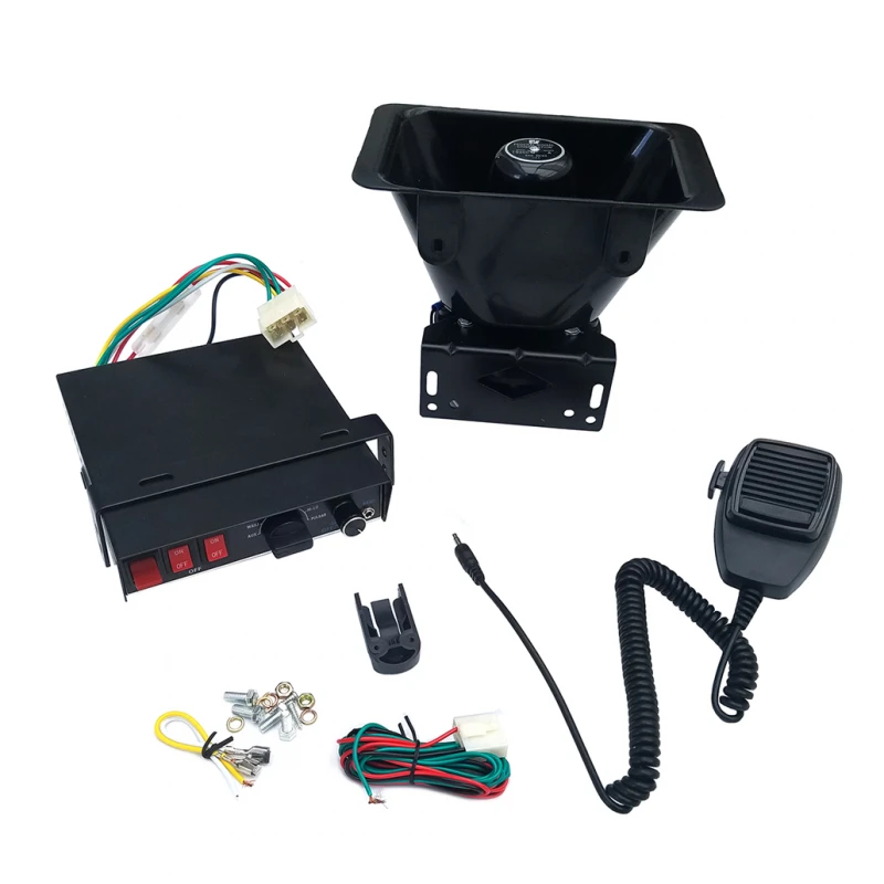 Sirena Profesional Automotriz De 200 Watts Con Altavoz