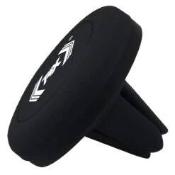 Soporte De Celular Con Imán De Silicón Negro Y Sujetadores A Ventilaciones N50 Tunix Para Autos En General