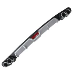 Spoiler De Imitación Con Difusor Plateado Y Simulación De Escapes Cromados Dobles Tunix