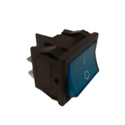 Switch De Tecla Semi Cuadrado Mediano Con Luz Azul Tunix