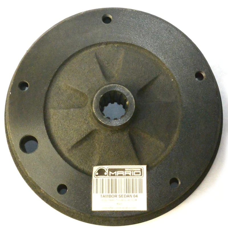 Tambor De Frenos De Rueda Trasera Con Cuello Alto Rivsa Para VW Sedan 1500