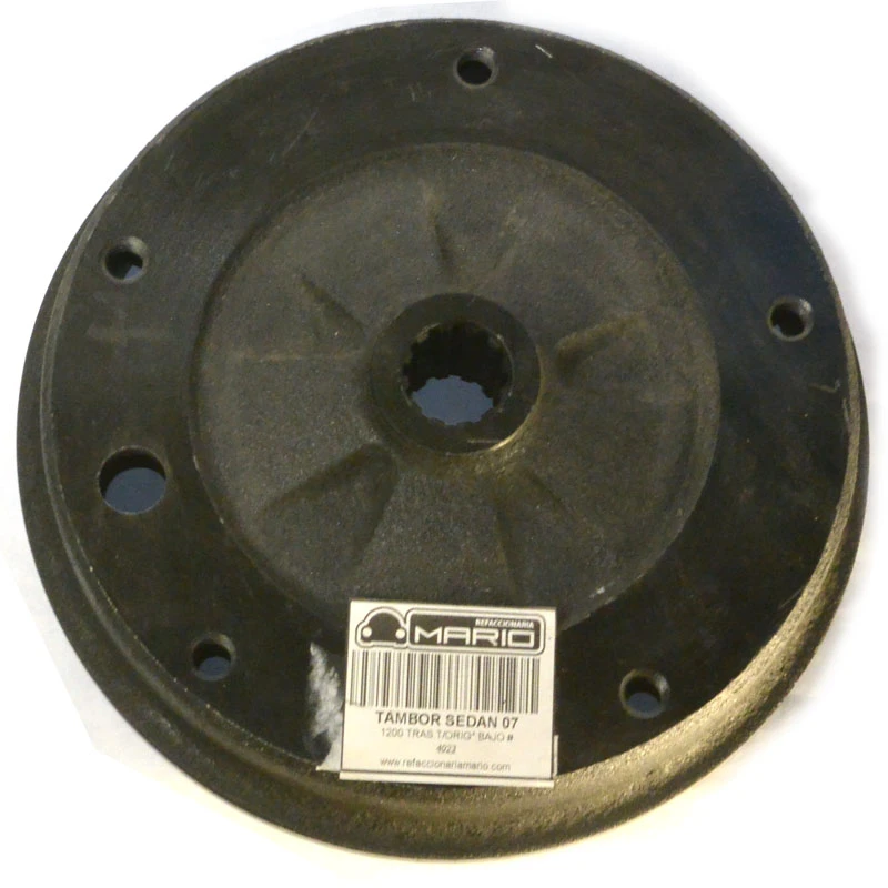 Tambor De Frenos De Rueda Trasera De 5 Birlos Con Cuello Bajo Rivsa Para VW Sedán 1200