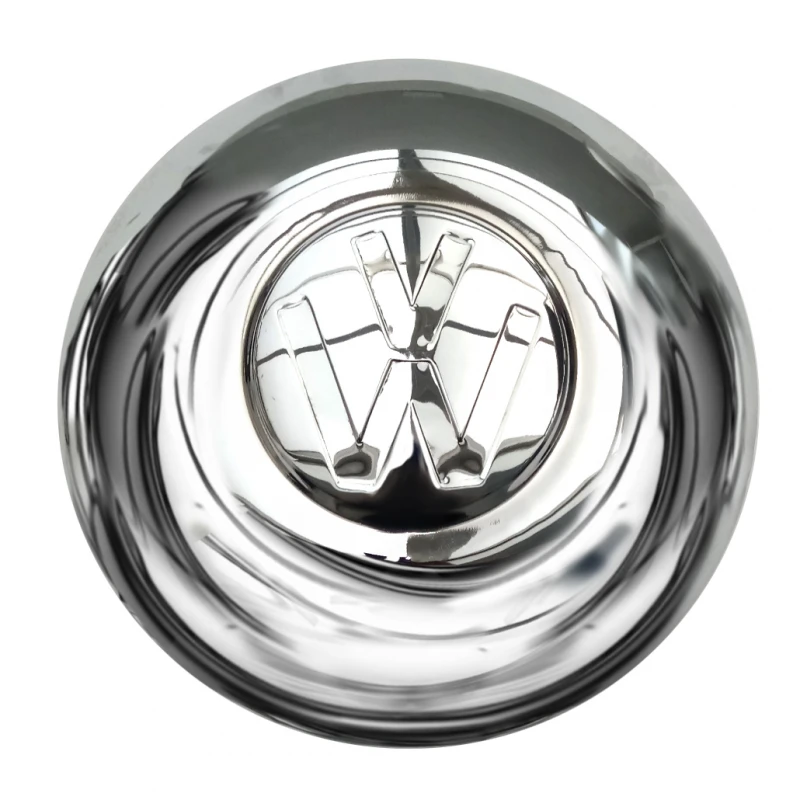 Tapón Cromado De Rin Con Emblema VW Grande Para VW Sedan, Combi, Safari, Brasilia