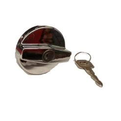 Tapón De Gasolina Cromado Con Rosca Y Llave Tunix