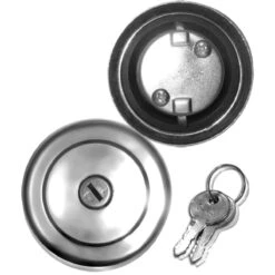 Tapón De Gasolina Metálico Tipo F4 Con Llave Tunix